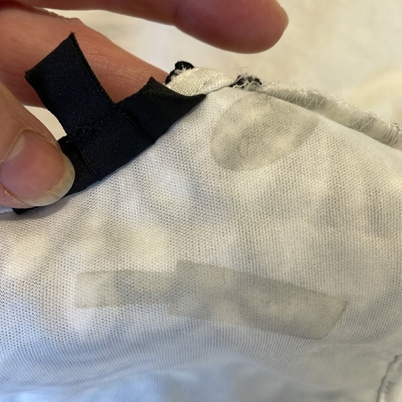 TOPSHOP |Embroidered |Textured|Fit & Flare| Sleeveless |Top |Black/White |Size 4 - Picture 9 of 13